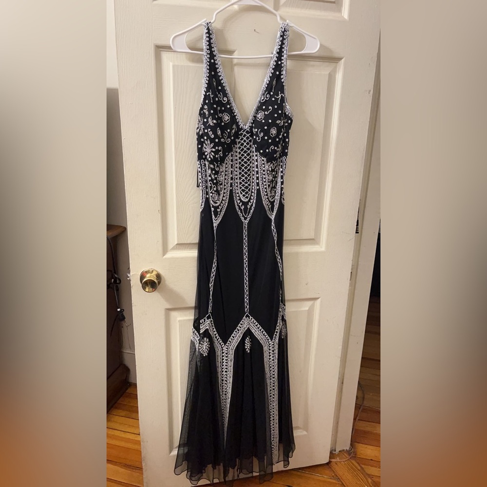 Elegant Black Sequin Dress